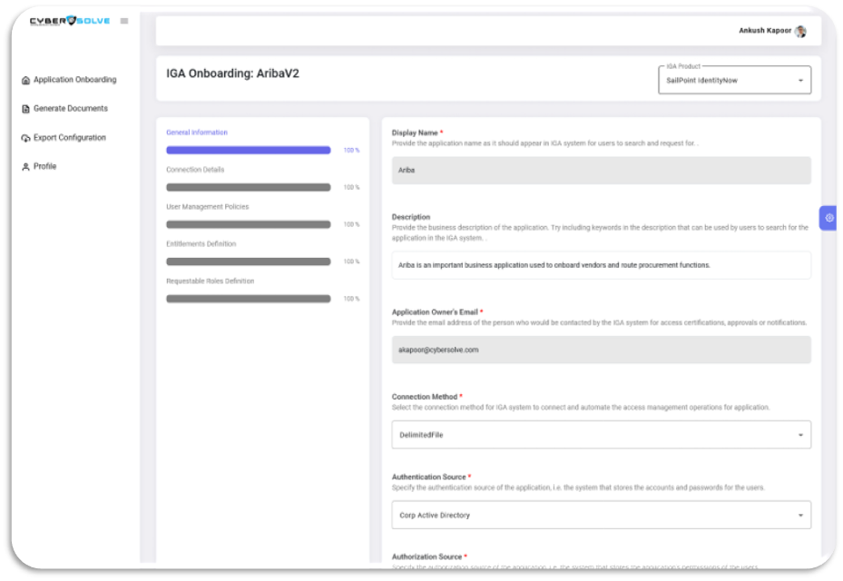App onboarding self-service