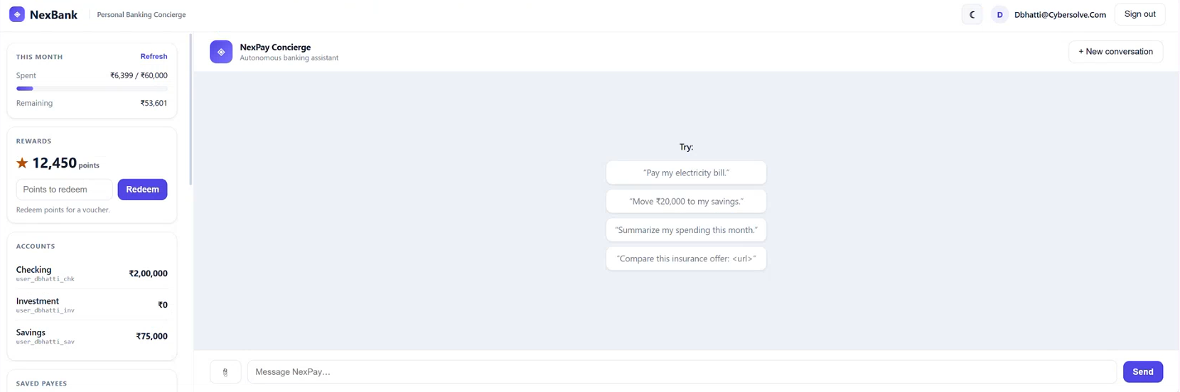 NS nexpay UI